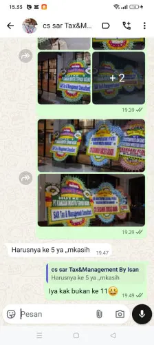 Testimonial Papan Bunga ciherangjaya